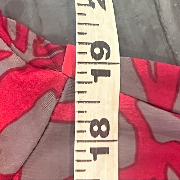 Clara Sun Woo Red Floral Blouse - Picture 7 of 9